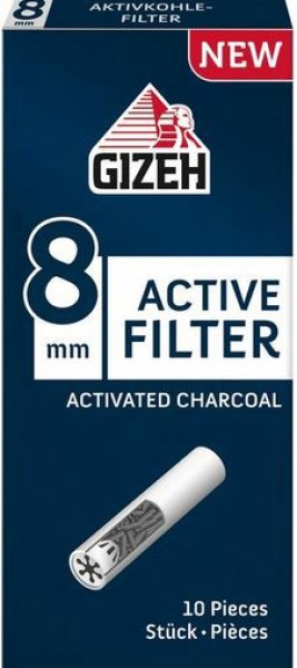 Gizeh Filter Blue Active Kohle 8mmkohle 6mm für x-type Cig